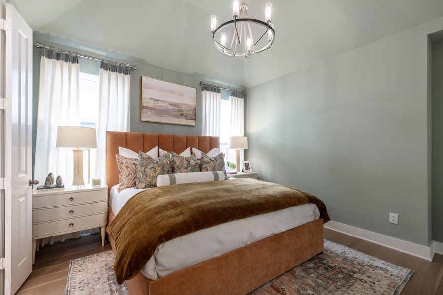 Representative Primary Bedroom - some options shown