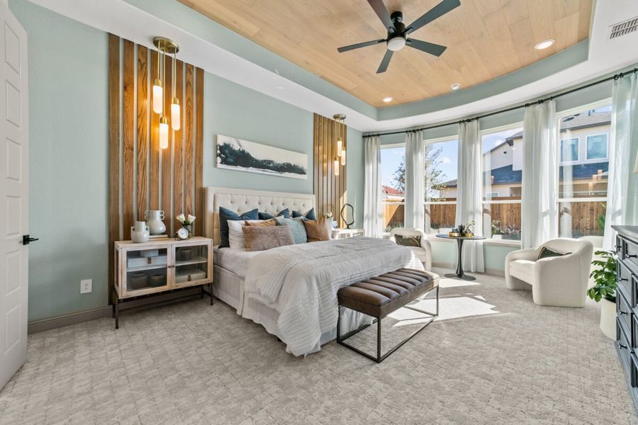 Representative furnished interior of a home built from the Diana by Landon Homes in Lexington Frisco, Frisco (Image 22).