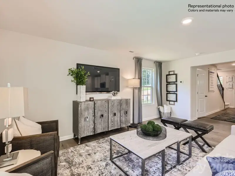 Furnished interior view inside a new home in Sullivan Farm, Statesville (Image 3).