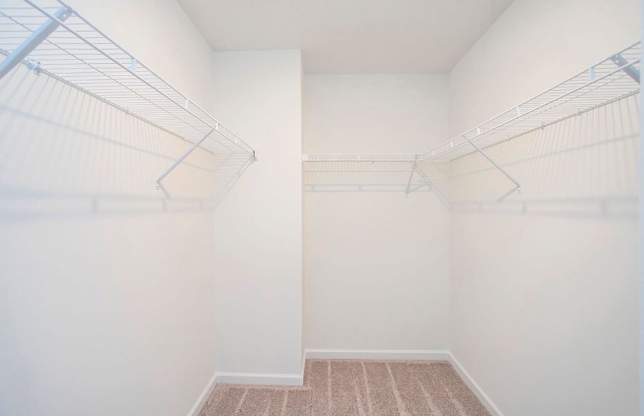 Homesite 96 Owner's Closet in new home construction by Pulte Homes Nashville