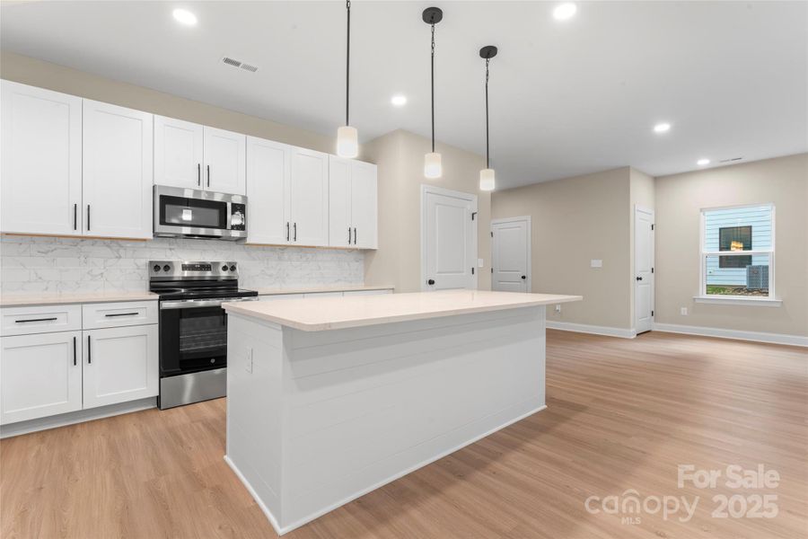 Furnished interior view inside a new home in , Charlotte (Image 10).