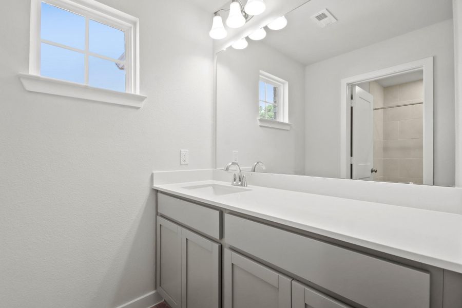 Furnished interior view inside a new home in The Woodlands Hills, Willis (Image 6). Furnished interior view inside a new home in The Woodlands Hills, Willis (Image 6).