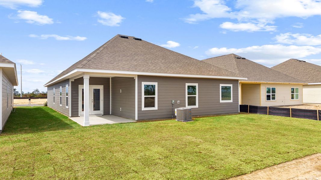 Exterior details and patio area of a home in Titus Park, Panama City (Image 20). Exterior details and patio area of a home in Titus Park, Panama City (Image 20).