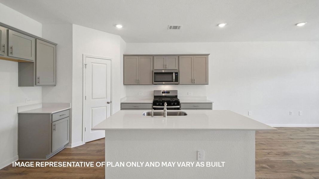 Furnished interior view inside a new home in Prairie Lakes, Buda (Image 5).
