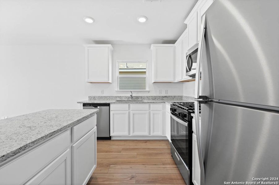 Furnished interior view inside a new home in , San Antonio (Image 3).