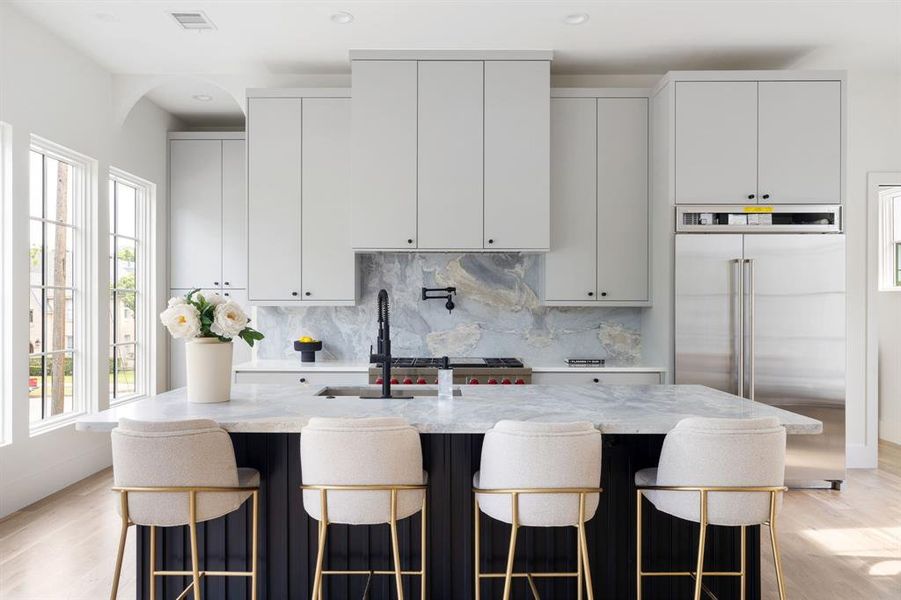 Furnished interior view inside a new home in , Dallas (Image 15).