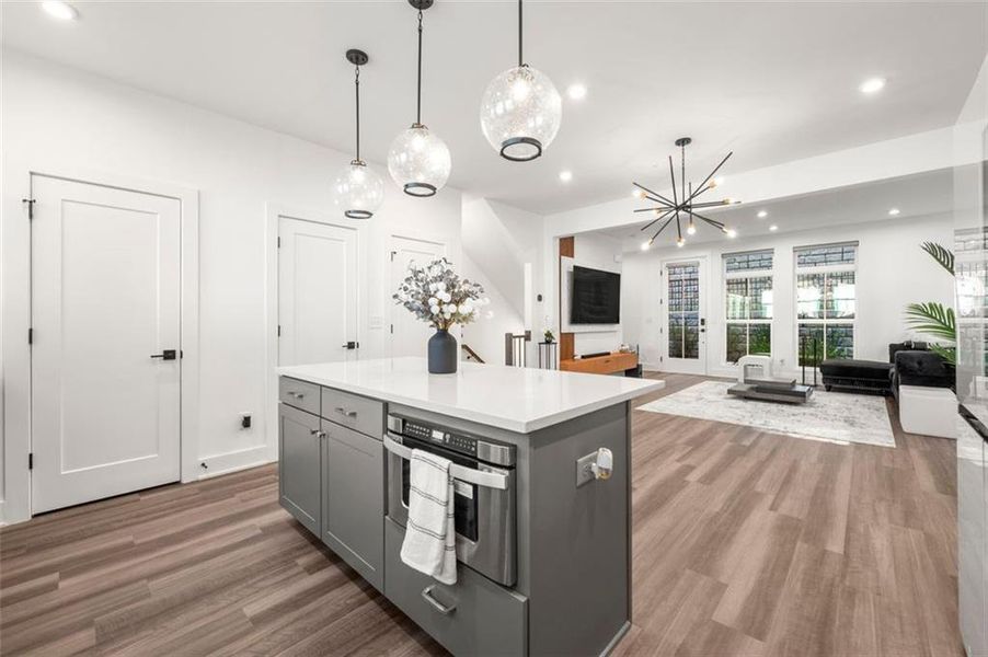 Furnished interior view inside a new home in , Atlanta (Image 8).
