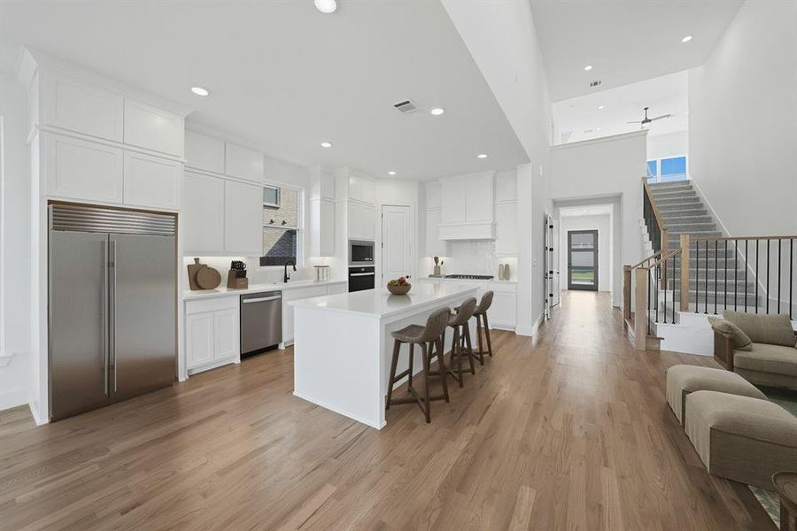 Furnished interior view inside a new home in Tavolo Park, Fort Worth (Image 10).