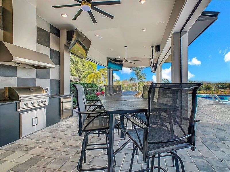 Exterior details and patio area of a home in , Reunion (Image 3). Exterior details and patio area of a home in , Reunion (Image 3).