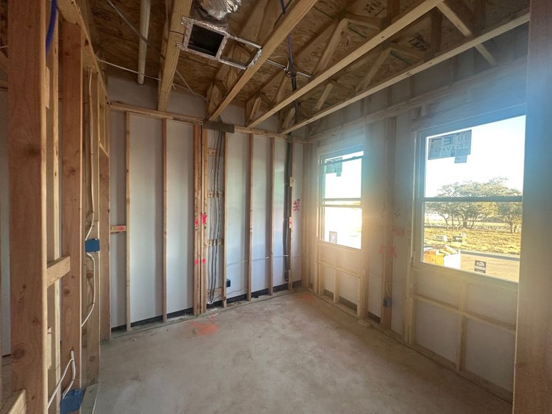 In-progress construction of a new home in La Cima, San Marcos, TX (Image 15). In-progress construction of a new home in La Cima, San Marcos, TX (Image 15).