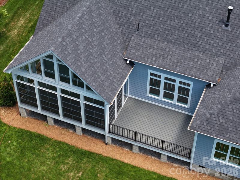 Exterior details and patio area of a home in , Statesville (Image 23).
