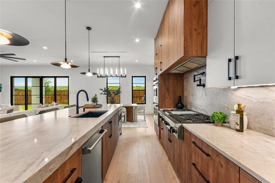 Furnished interior view inside a new home in , Fort Worth (Image 13).