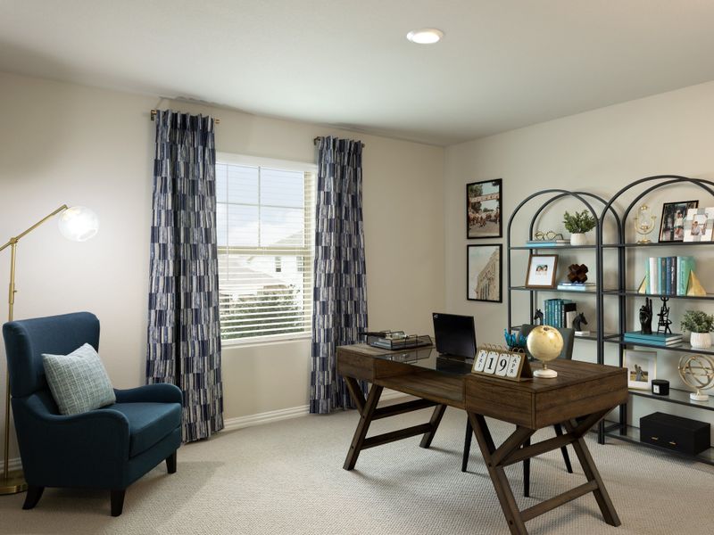 Furnished interior view inside a new home in Stella Hills, Denton (Image 9).