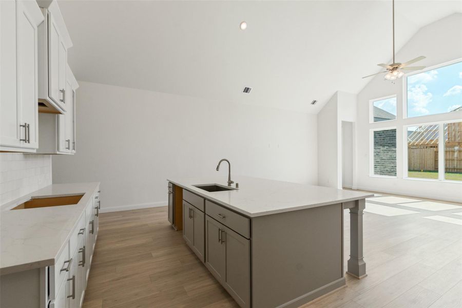 Furnished interior view inside a new home in Brookewater, Rosenberg (Image 7).