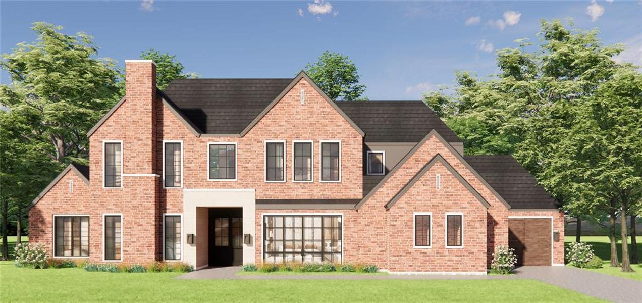 Front exterior of a new home in , Dallas, TX, highlighting curb appeal (Image 1). Front exterior of a new home in , Dallas, TX, highlighting curb appeal (Image 1).