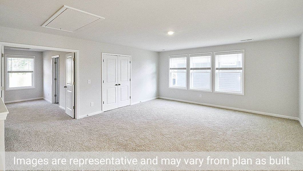 Spacious, unfurnished interior of a new home in The Manors at Winston Pointe, Clayton (Image 18).