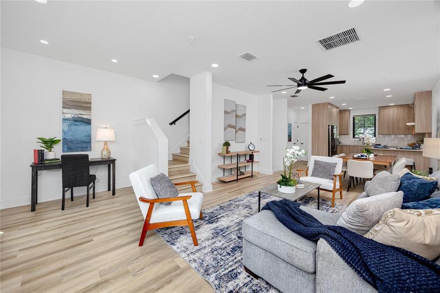 Furnished interior view inside a new home in , Tampa (Image 8).