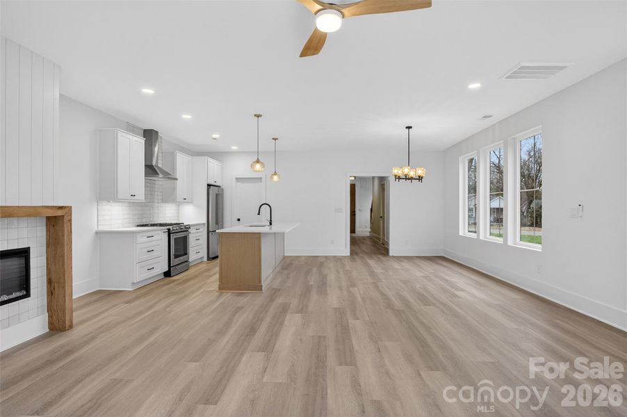 Spacious, unfurnished interior of a new home in , Charlotte (Image 33). Spacious, unfurnished interior of a new home in , Charlotte (Image 33).