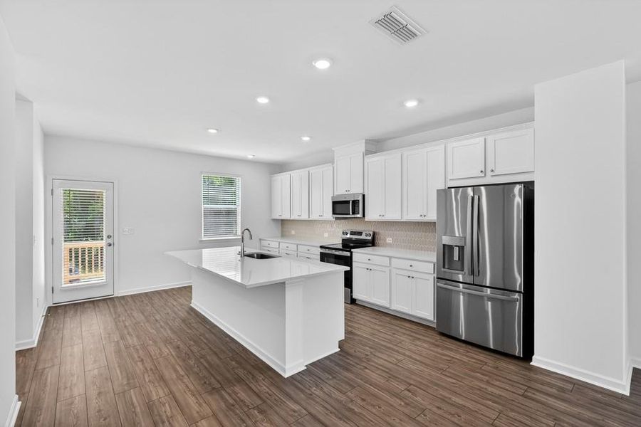 Furnished interior view inside a new home in Alder Creek, Cumming (Image 5).