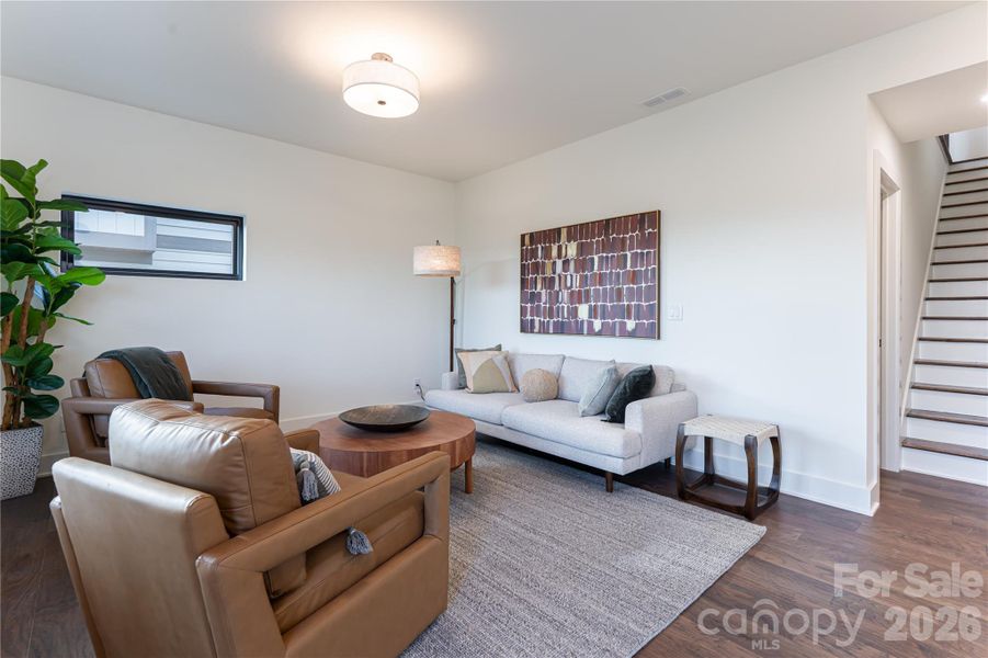 Lower family room
