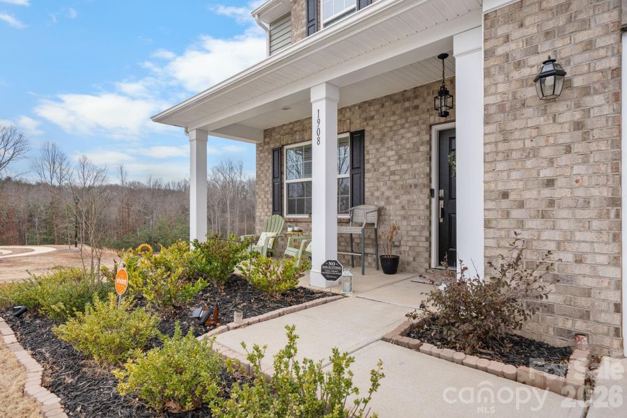 Exterior details and patio area of a home in Shannon Woods, Maiden (Image 27).