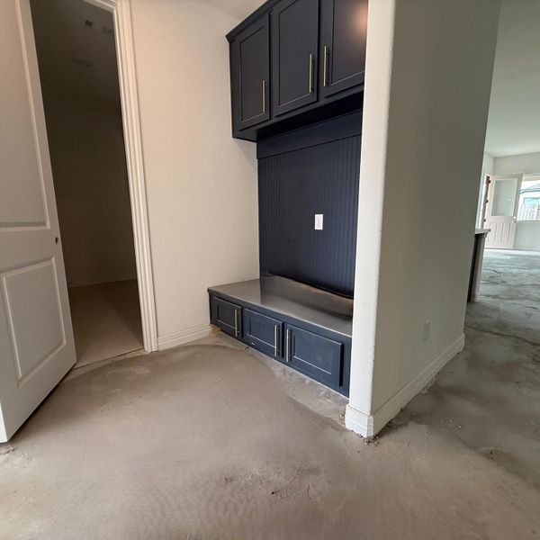 Construction progress - mud area