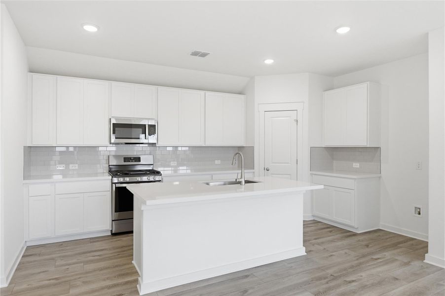 Furnished interior view inside a new home in Infinity Square, Kyle (Image 10). Furnished interior view inside a new home in Infinity Square, Kyle (Image 10).