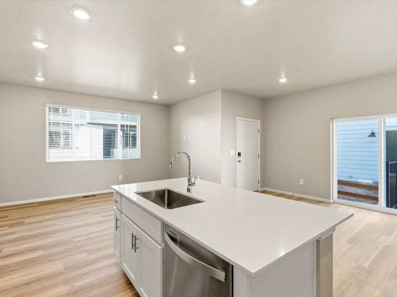 Furnished interior view inside a new home in York Station, Thornton (Image 6).