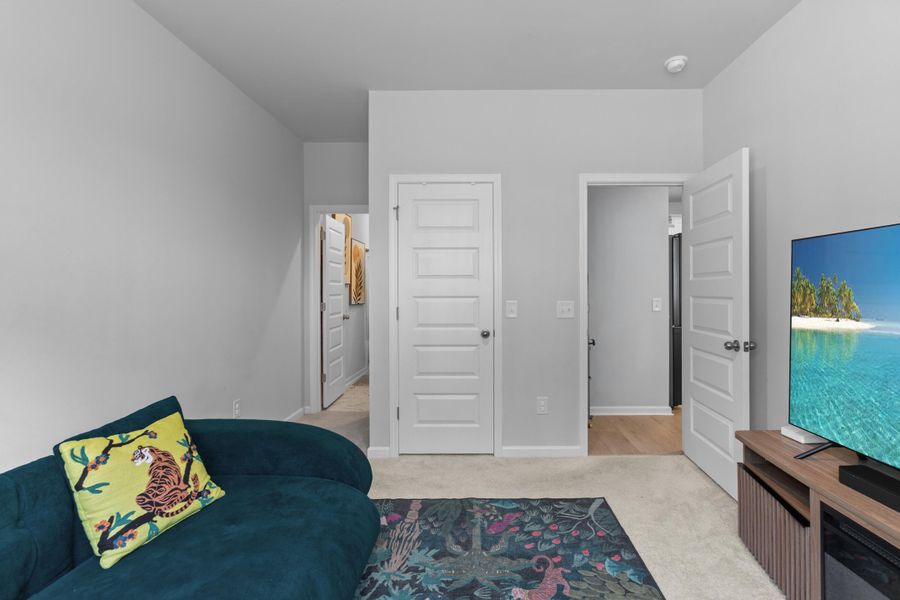Furnished interior view inside a new home in Sweetgrass at Summers Corner, Summerville (Image 17).