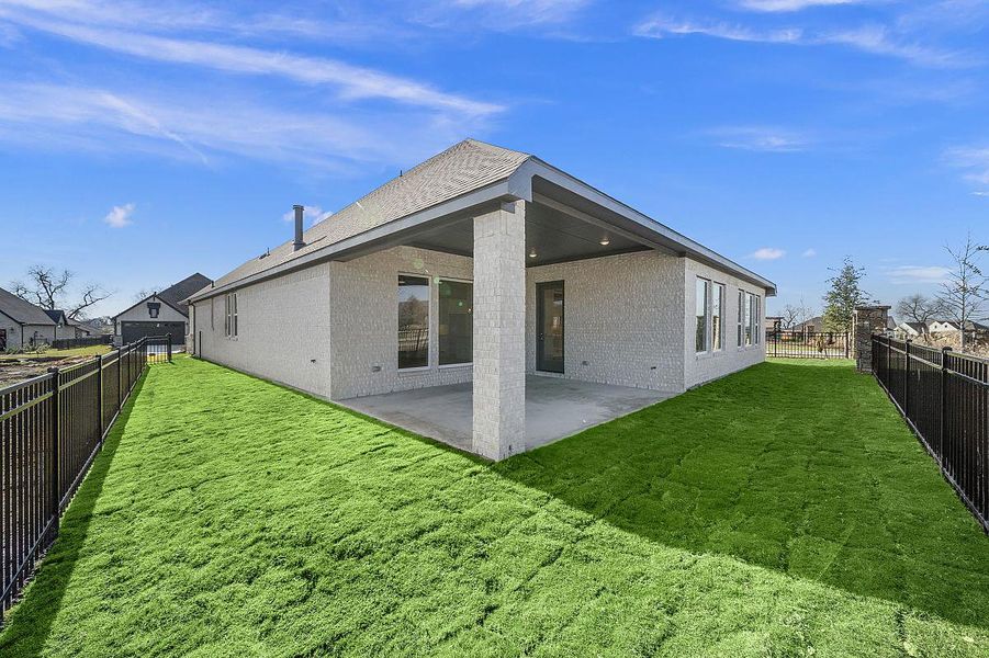 Representative exterior details of a home built from the Dogwood by Caldwell Homes in The Highlands, Porter (Image 4). Representative exterior details of a home built from the Dogwood by Caldwell Homes in The Highlands, Porter (Image 4).