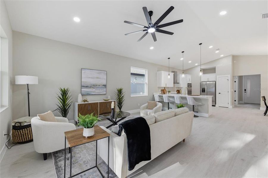 Furnished interior view inside a new home in , Tampa (Image 6).