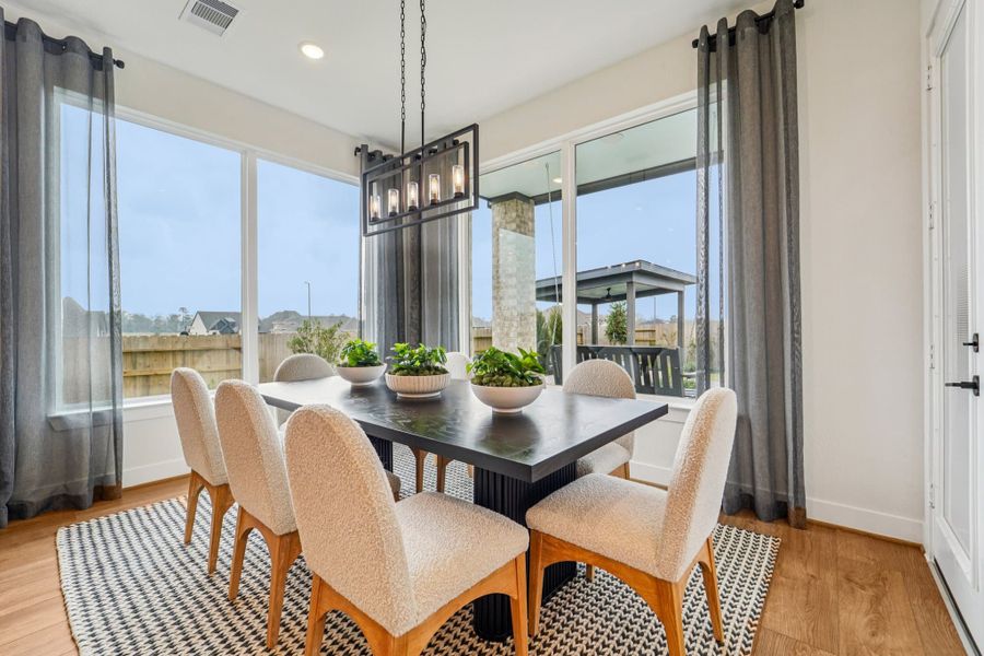 Furnished interior view inside a new home in Briarley, Montgomery (Image 71).