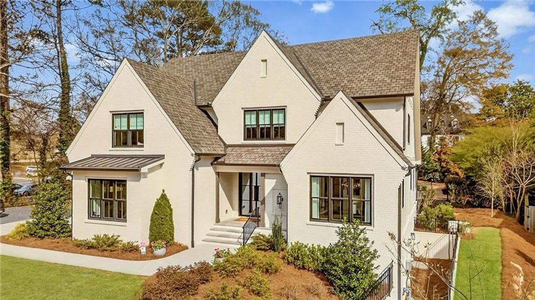 Front exterior of a new home in , Atlanta, GA, highlighting curb appeal (Image 2).