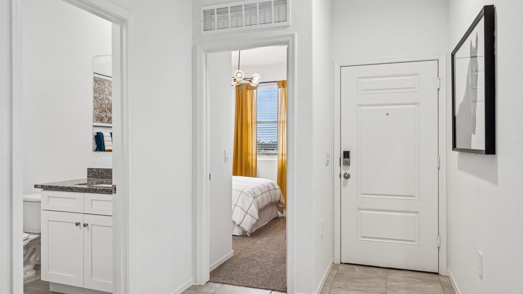 Furnished interior view inside a new home in Heartland Ranch, Coolidge (Image 24).