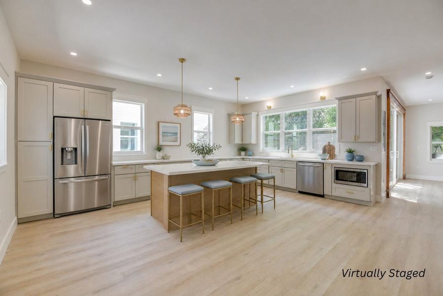 Virtually Staged Kitchen