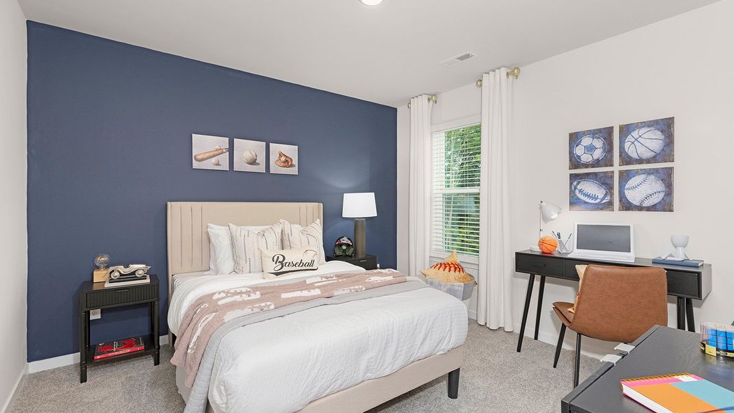 Furnished interior view inside a new home in Woodhaven at Chester, Chester (Image 18).