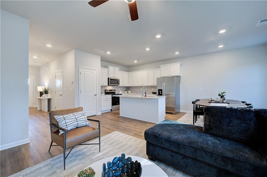 Furnished interior view inside a new home in Avery Landing, McDonough (Image 14).