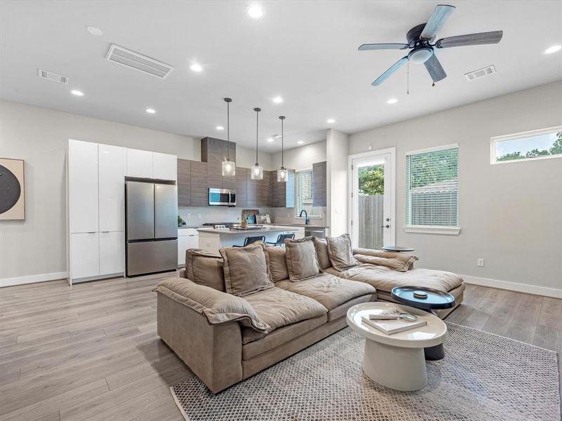 Furnished interior view inside a new home in , Houston (Image 21).