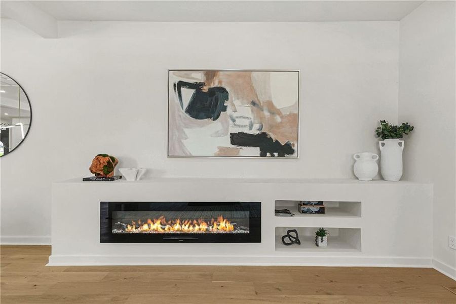 Furnished interior view inside a new home in , Atlanta (Image 58).