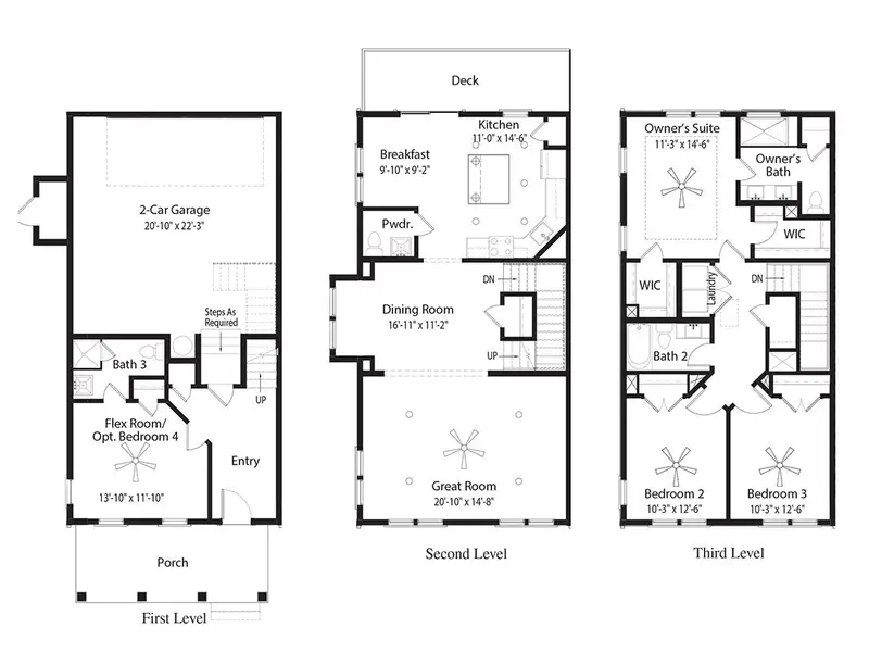 Westbrook 22 Townhome Floor Plan