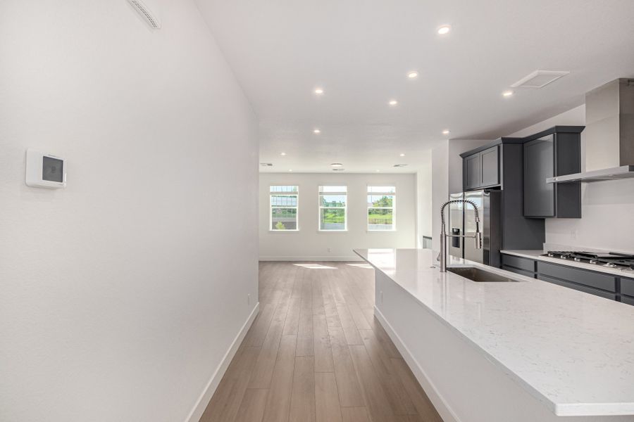 Representative unfurnished interior of a home built from the Danielle by Lokal Homes in Ascent at Inverness, Englewood (Image 13).