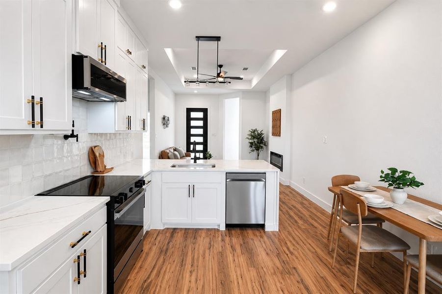 Furnished interior view inside a new home in , Hillsboro (Image 10).