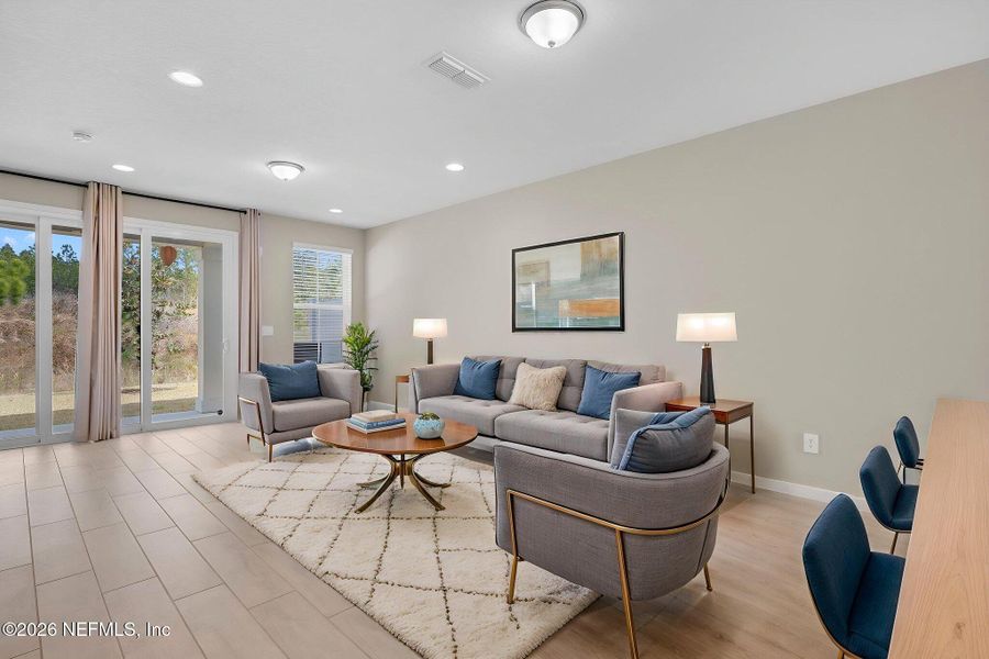 Furnished interior view inside a new home in , St. Augustine (Image 6).