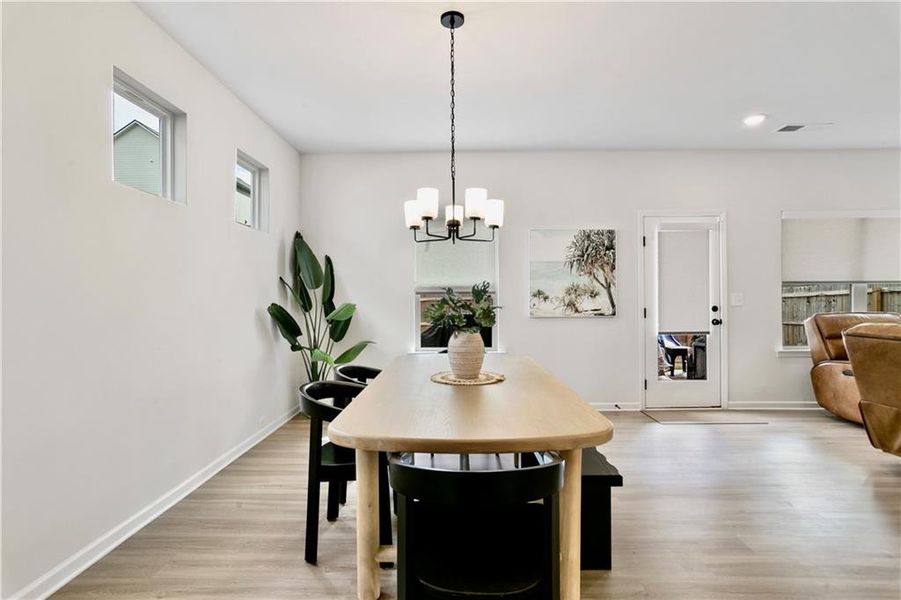 Furnished interior view inside a new home in , Cartersville (Image 7).