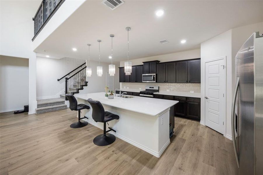 Furnished interior view inside a new home in Silverado, Aubrey (Image 13).