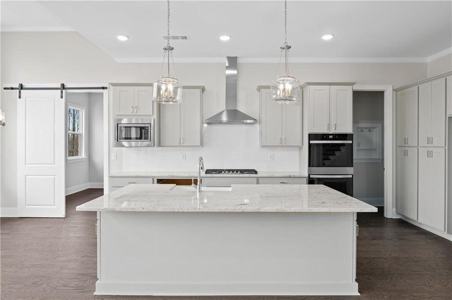 Furnished interior view inside a new home in , Cumming (Image 6). Furnished interior view inside a new home in , Cumming (Image 6).