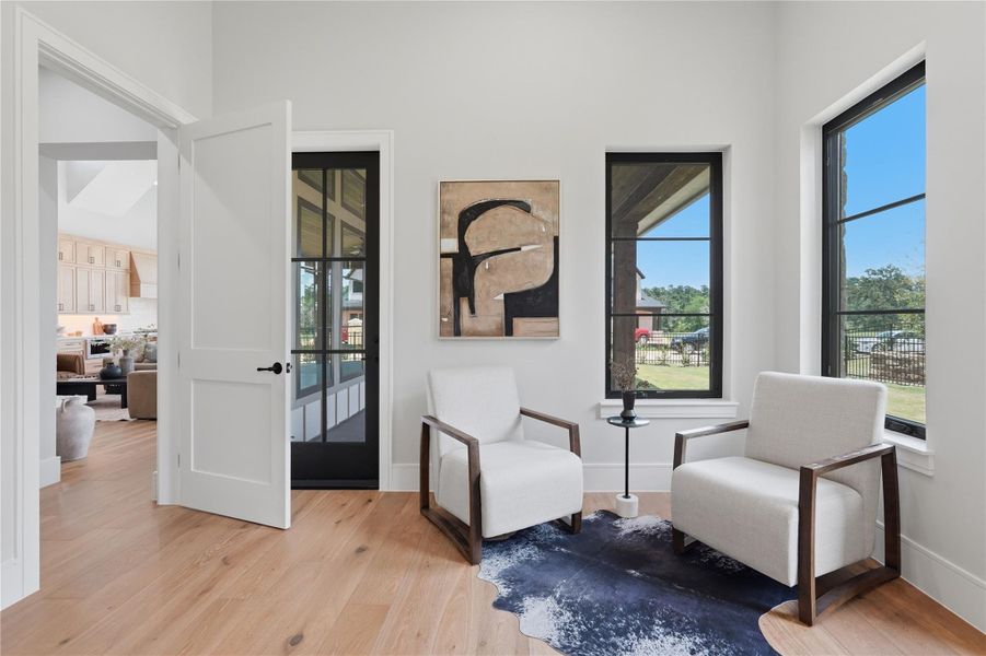 Furnished interior view inside a new home in , Willis (Image 15).