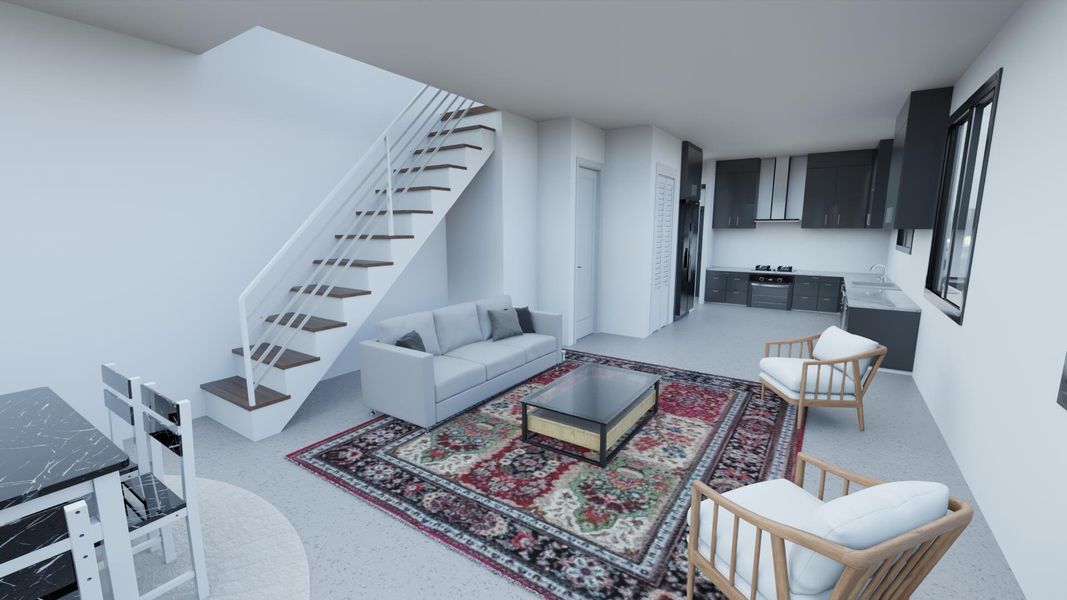 Furnished interior view inside a new home in , Charleston (Image 12). Furnished interior view inside a new home in , Charleston (Image 12).