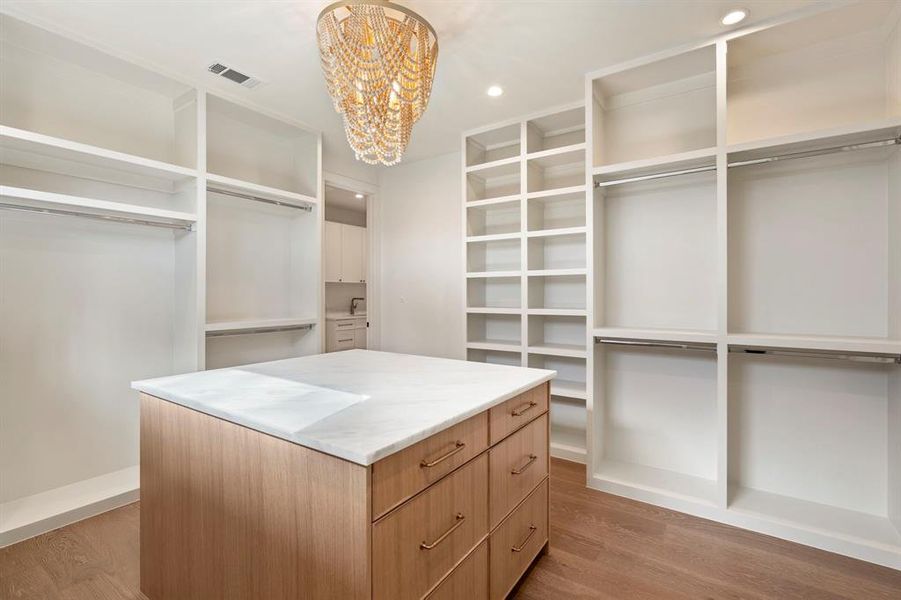 Furnished interior view inside a new home in , Dallas (Image 29).