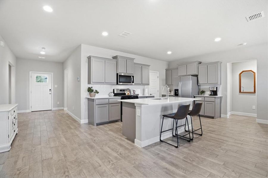 Furnished interior view inside a new home in Sandstone Estates, Granbury (Image 6).